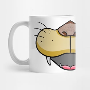 Big Cat Snout  - Face Mask Mug